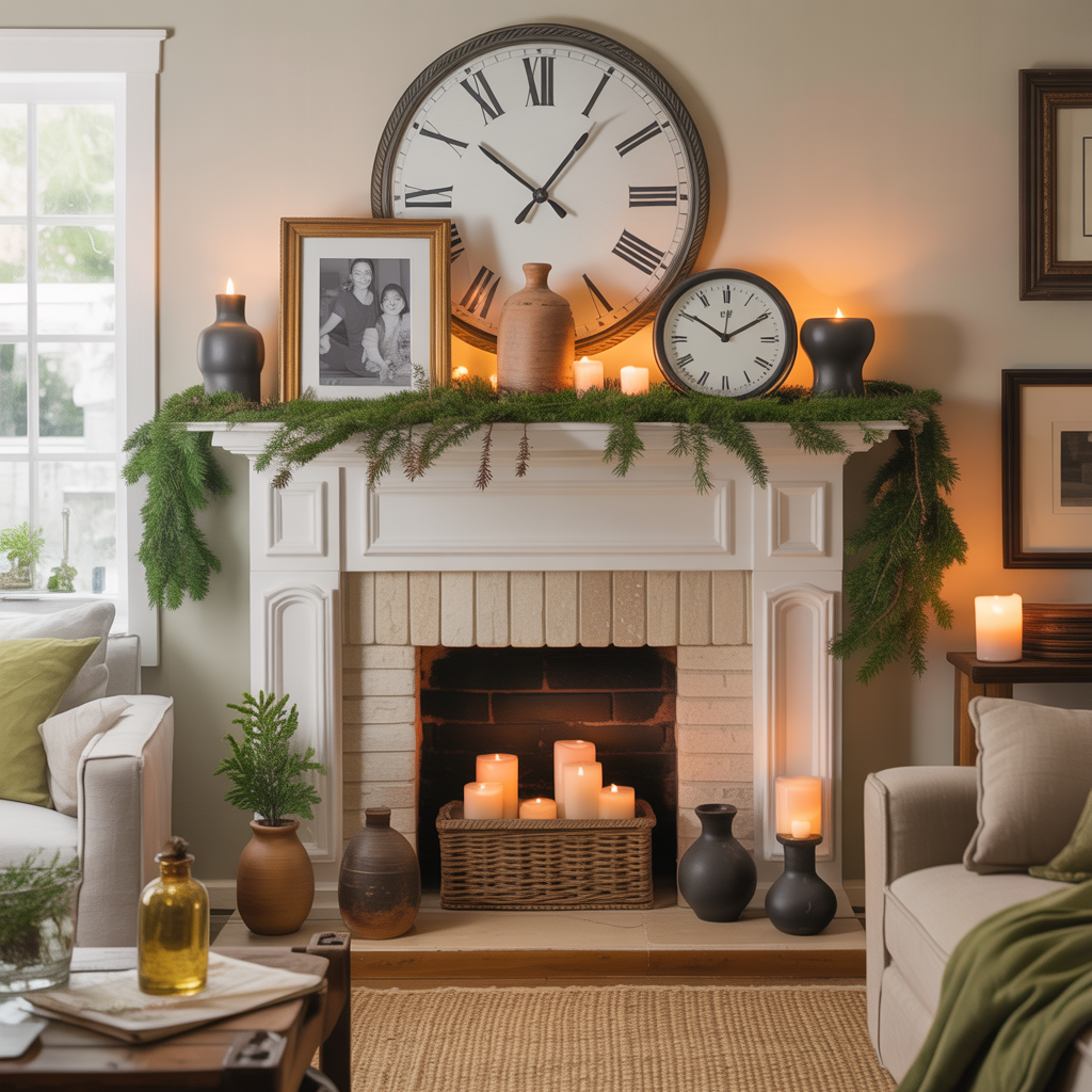 mantel ideas everyday decorating