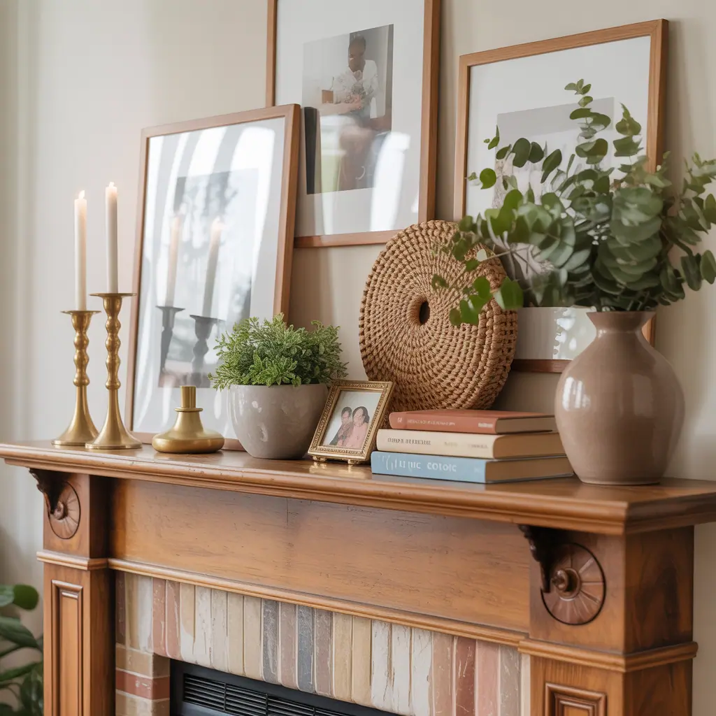 mantel ideas everyday decorating