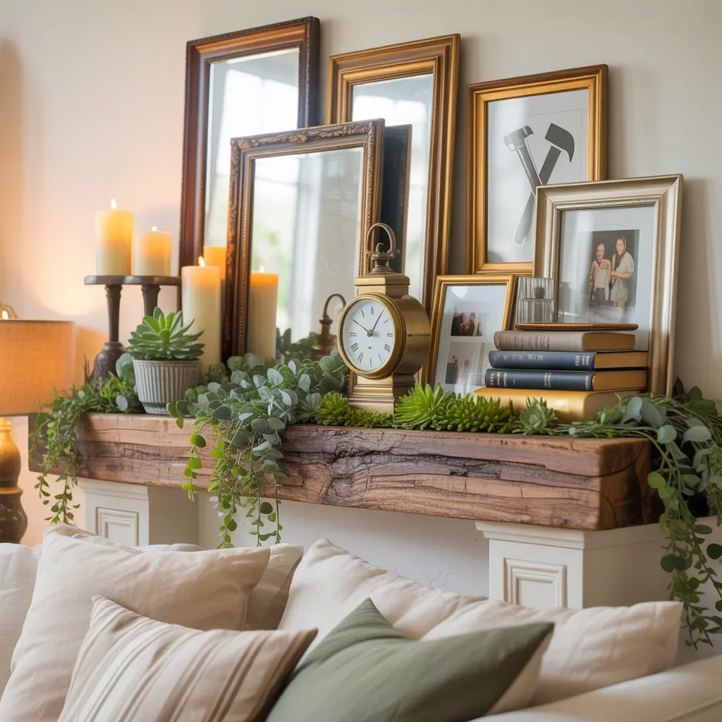 mantel ideas everyday decorating