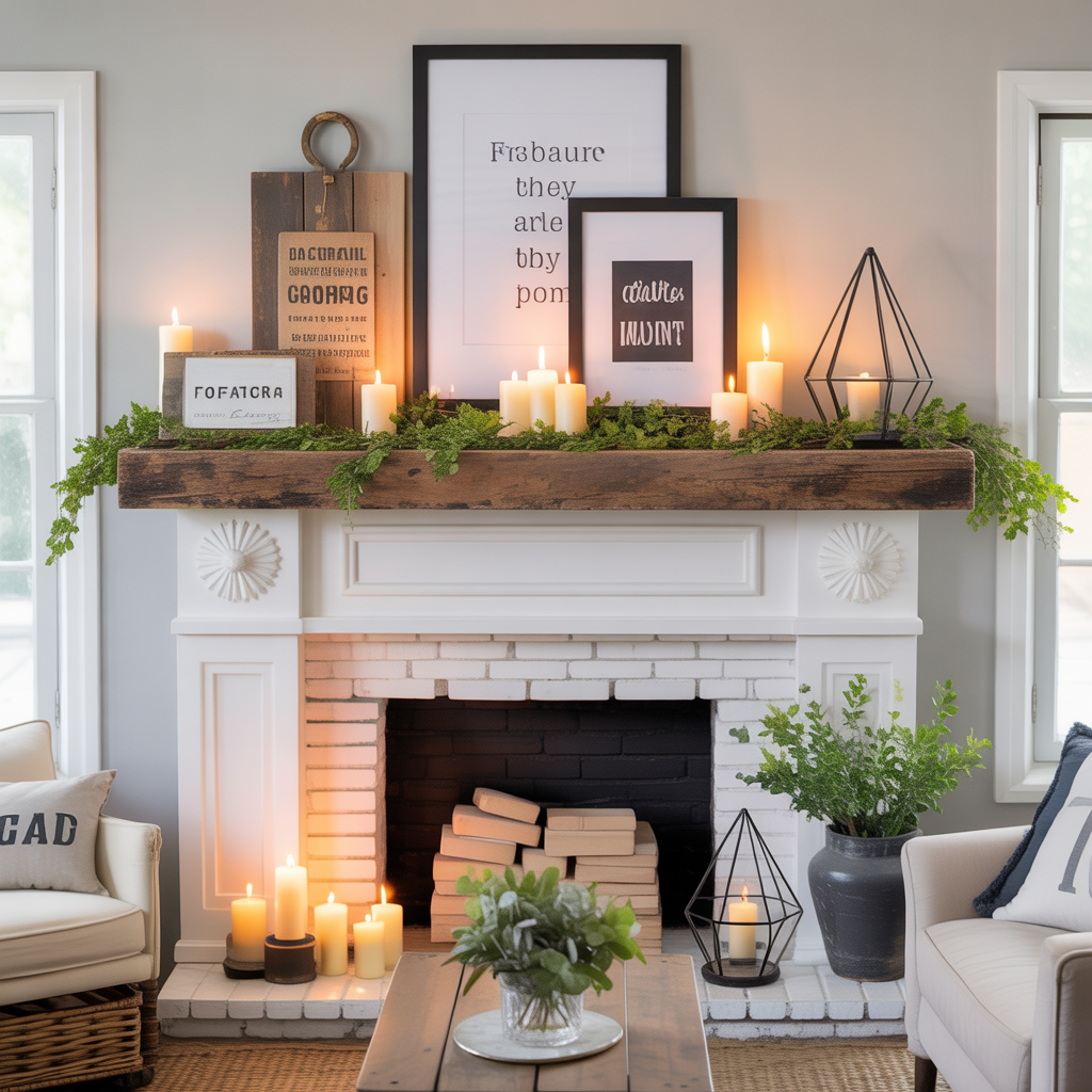mantel ideas everyday decorating