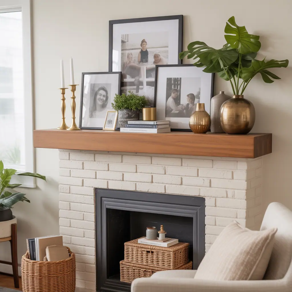 mantel ideas everyday decorating