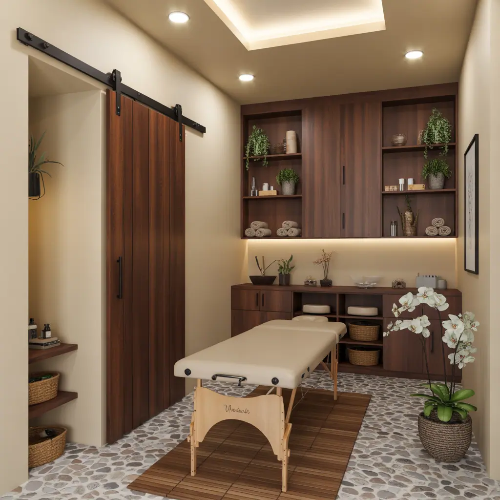 massage room ideas small space