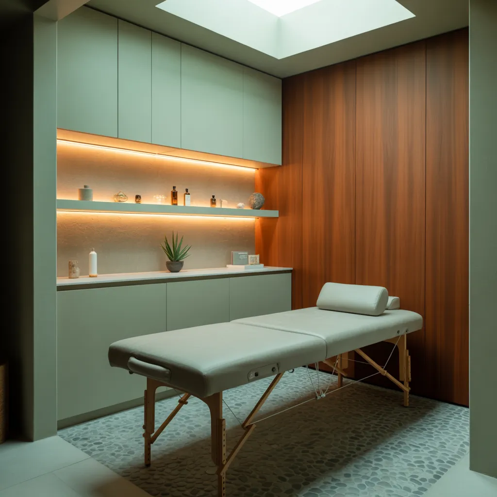 massage room ideas small space