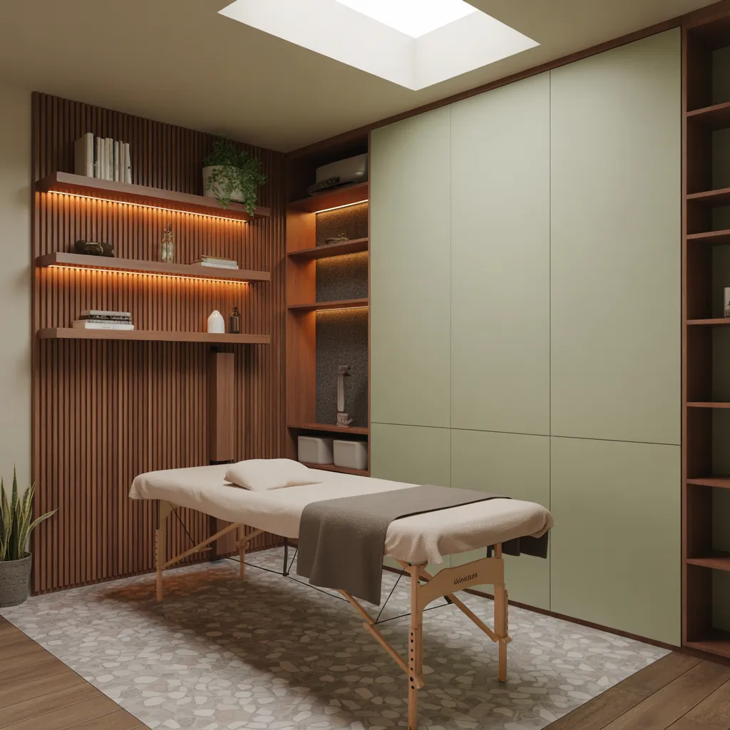 massage room ideas small space