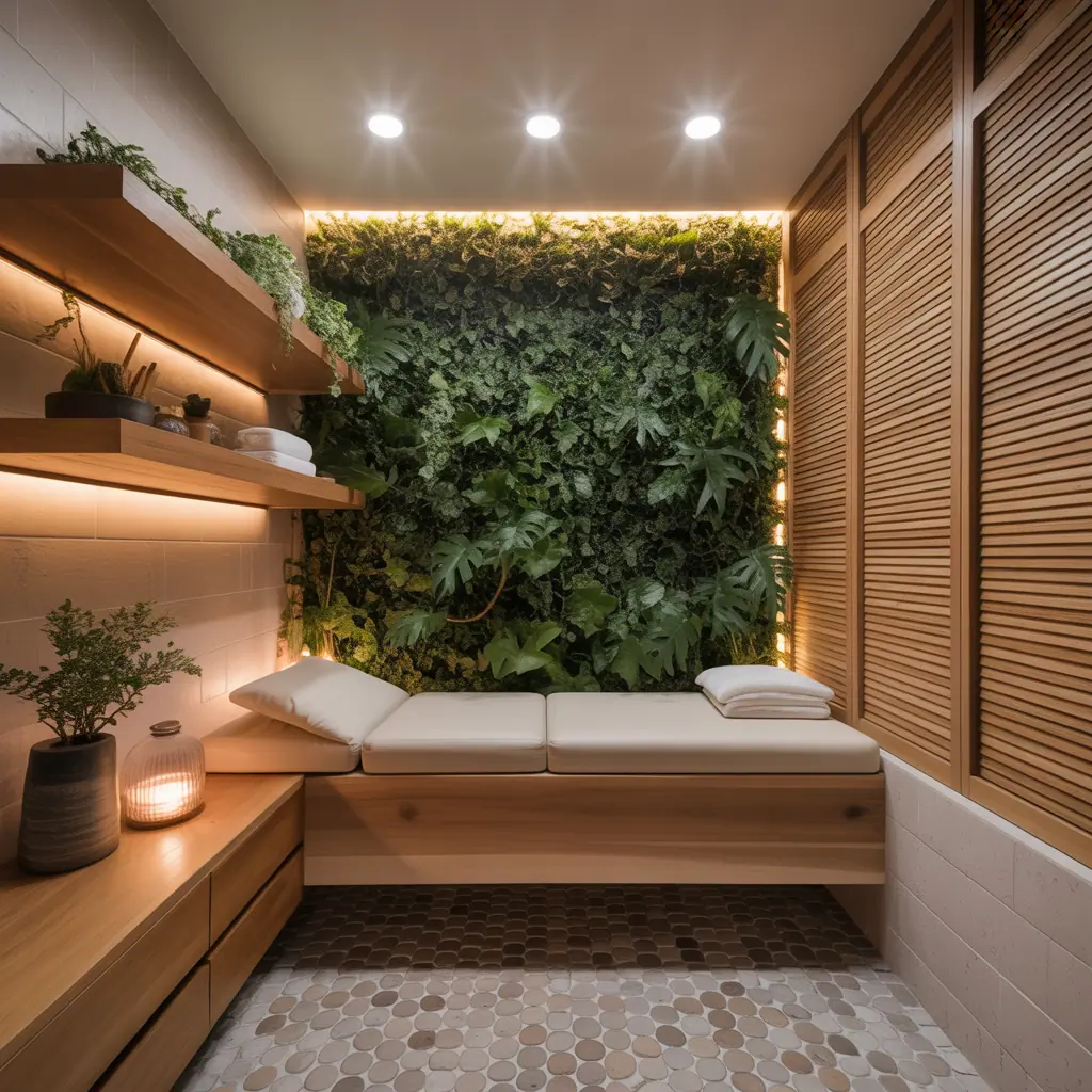 massage room ideas small space