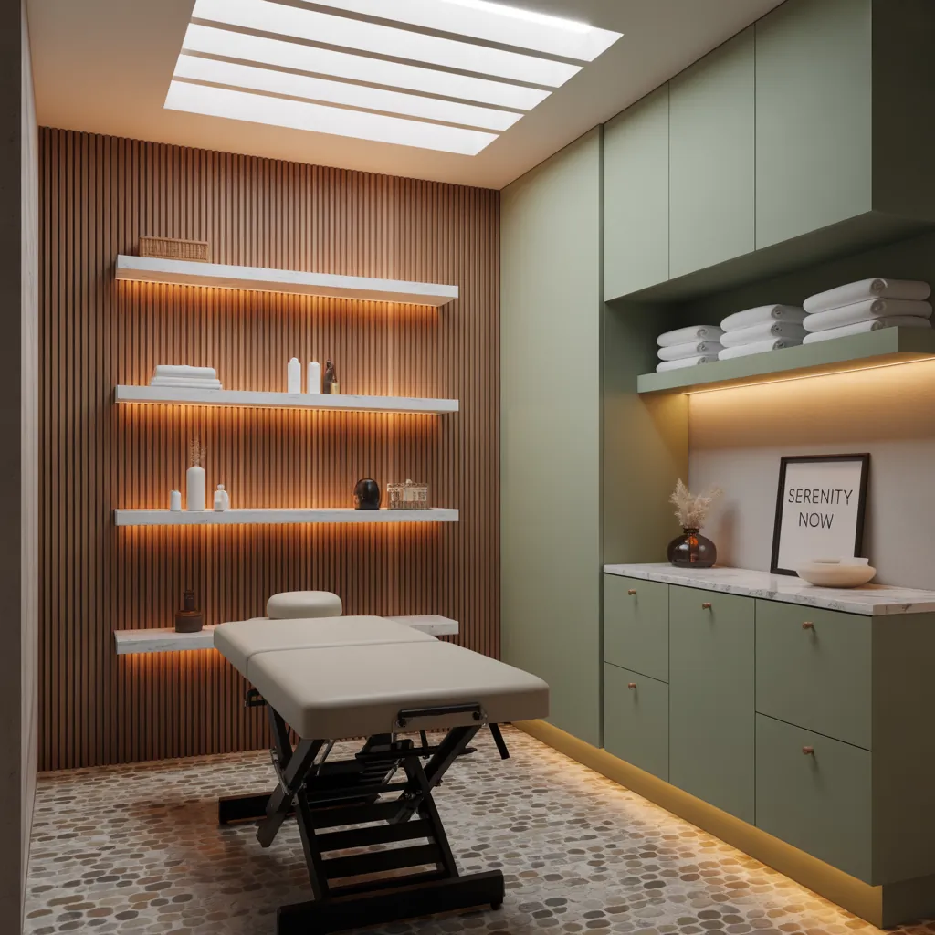 massage room ideas small space