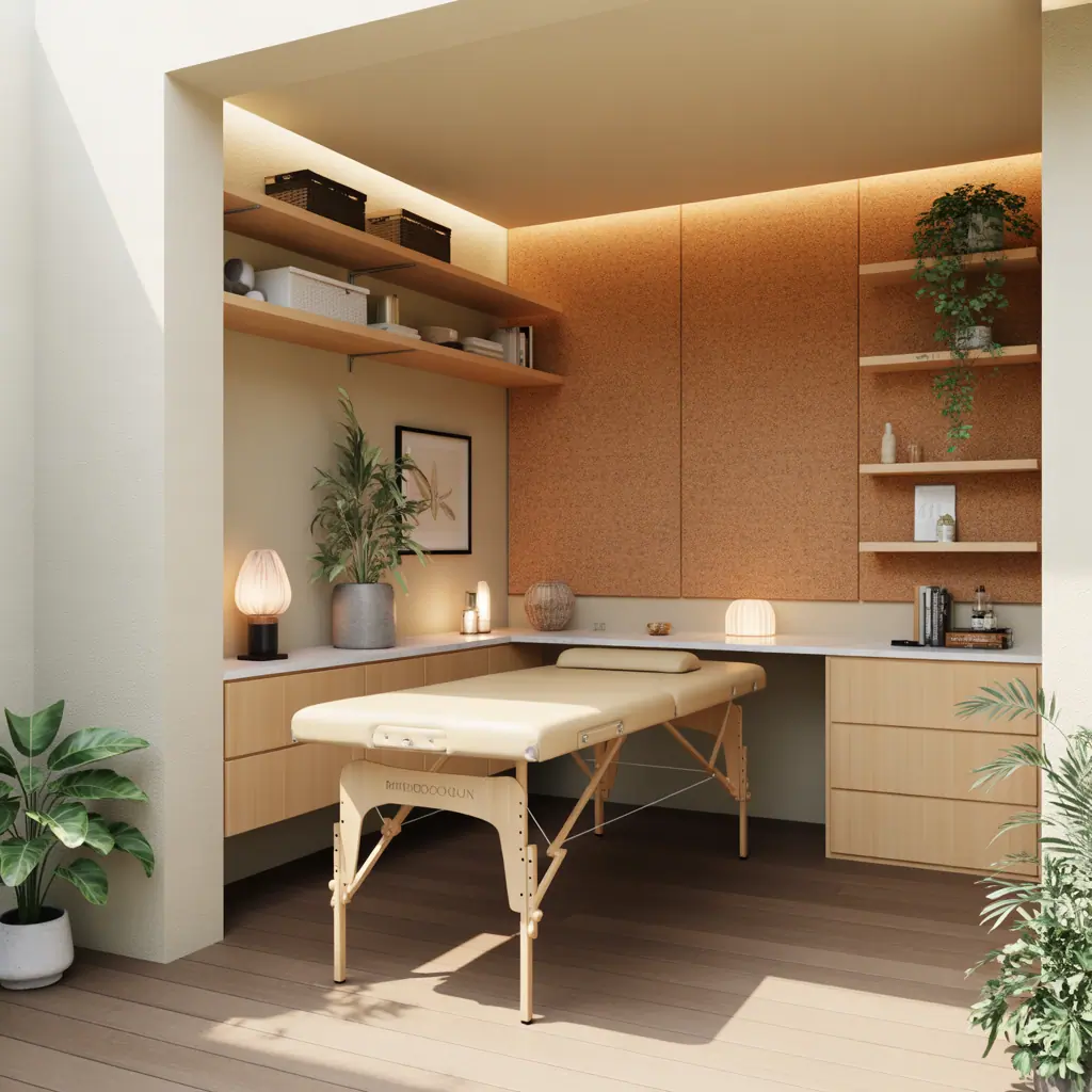 massage room ideas small space
