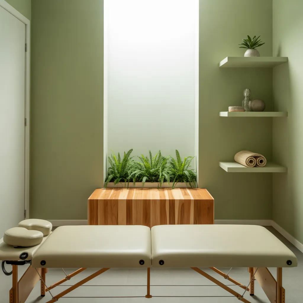 massage room ideas small space
