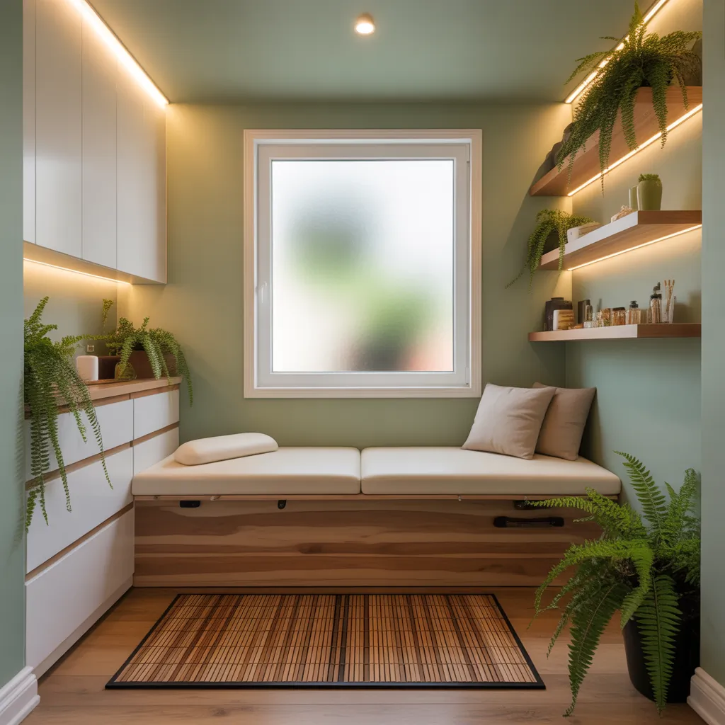 massage room ideas small space