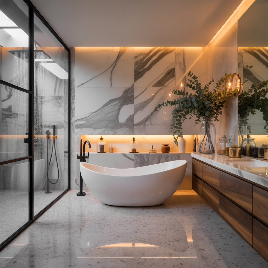 Master Bathrooms Decorations