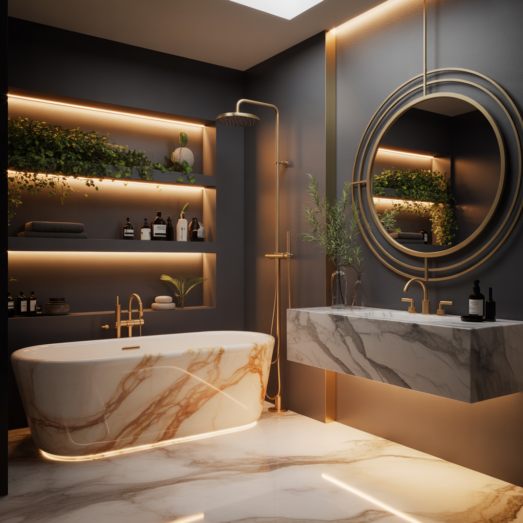 Master Bathrooms Decorations