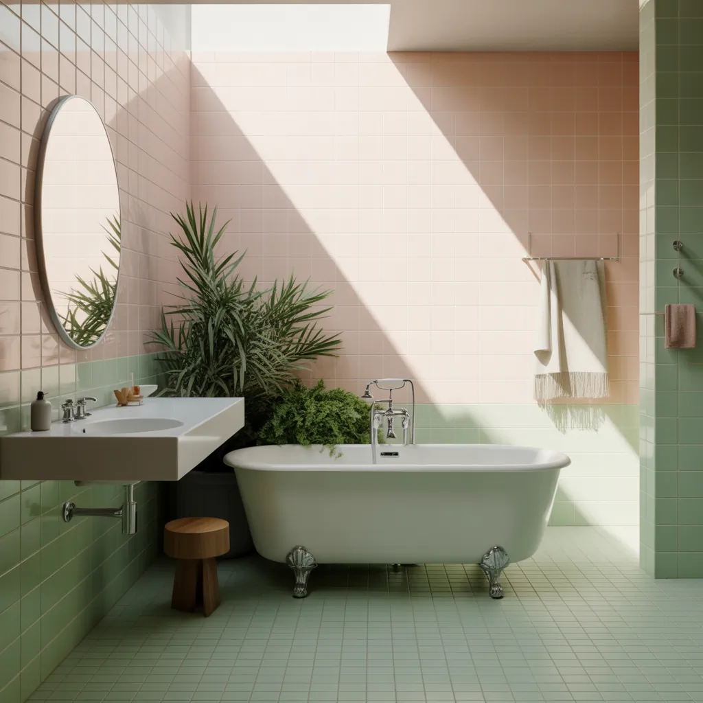 mid century modern bathroom ideas