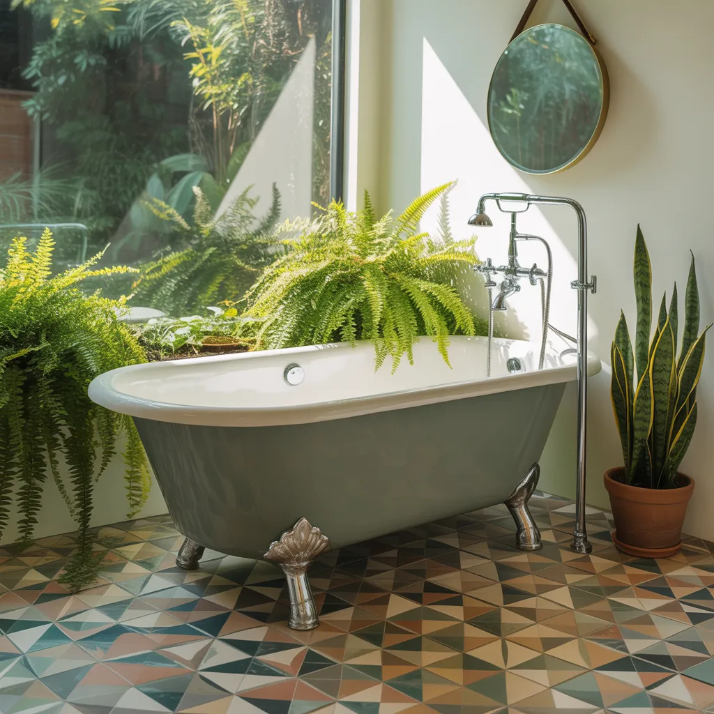 mid century modern bathroom ideas