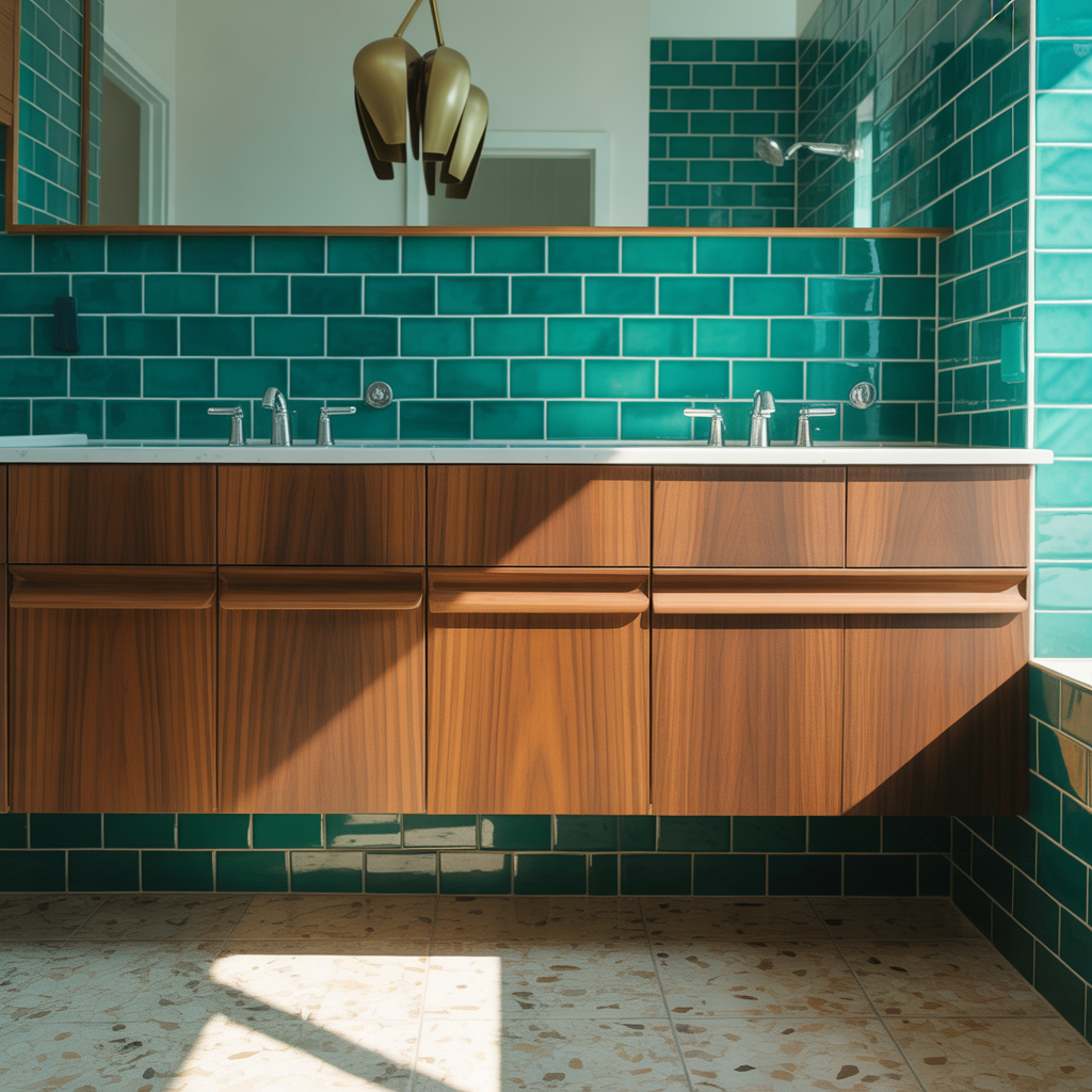 mid century modern bathroom ideas