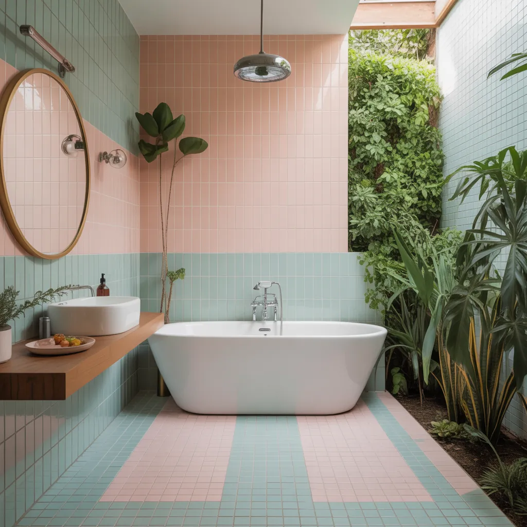 mid century modern bathroom ideas