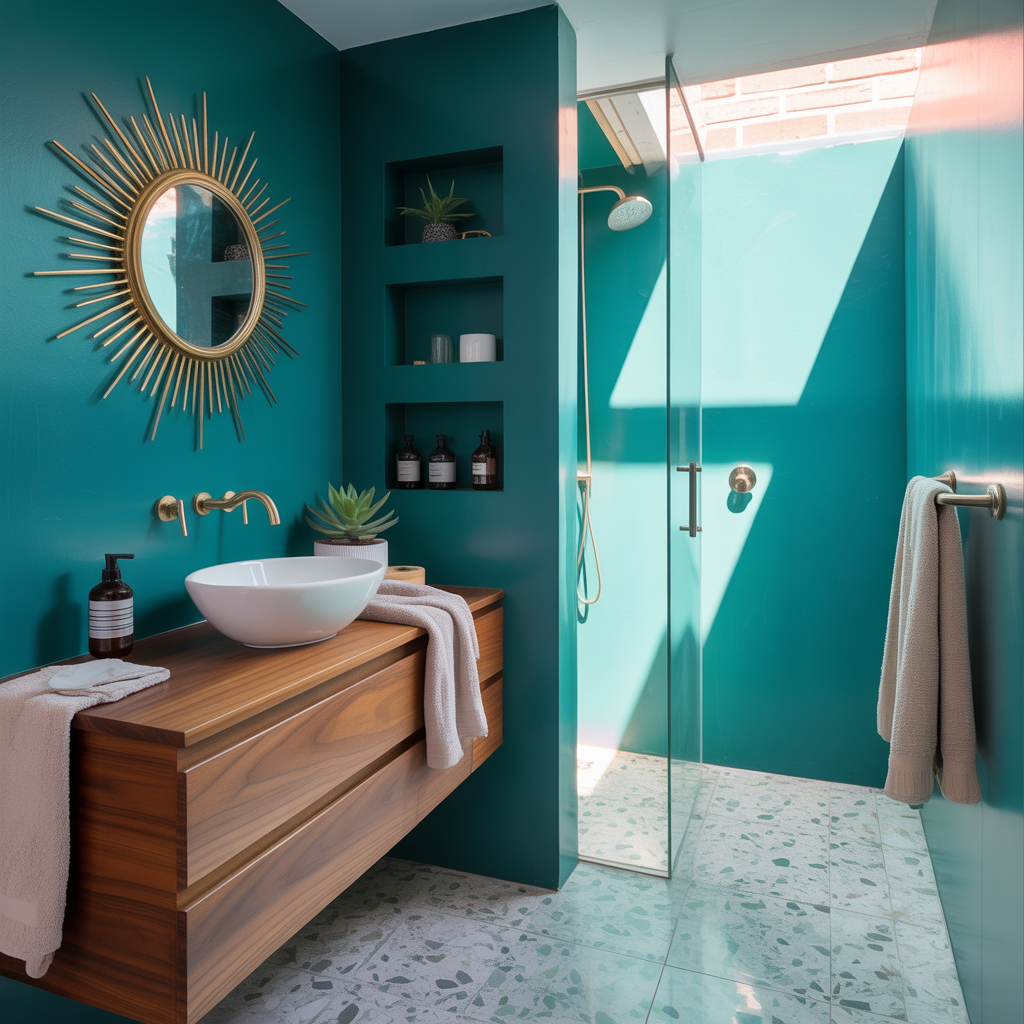 mid century modern bathroom ideas