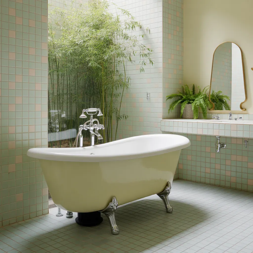 mid century modern bathroom ideas