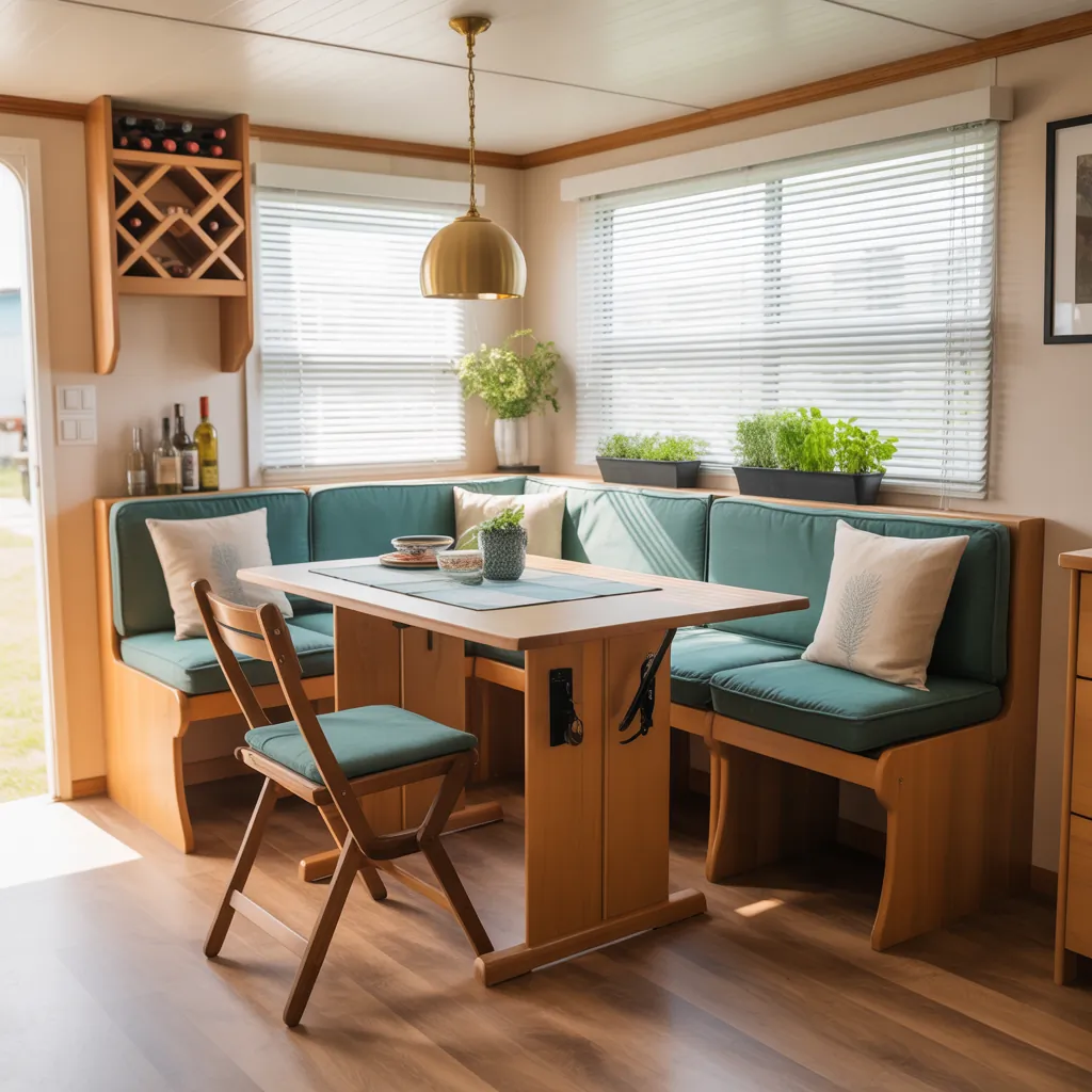 mobile home dining area ideas
