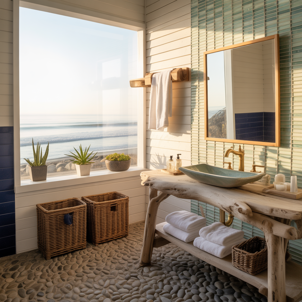 Modern Coastal Bathroom