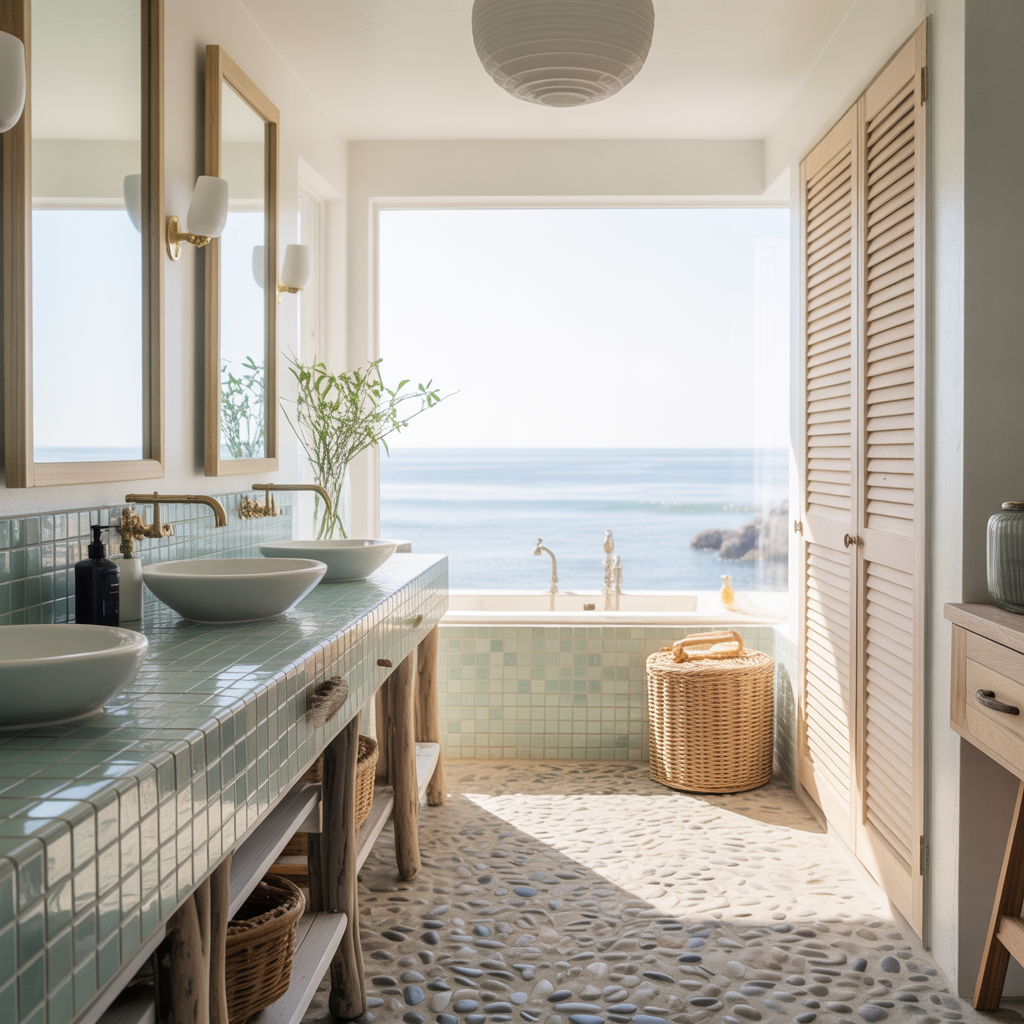 Modern Coastal Bathroom