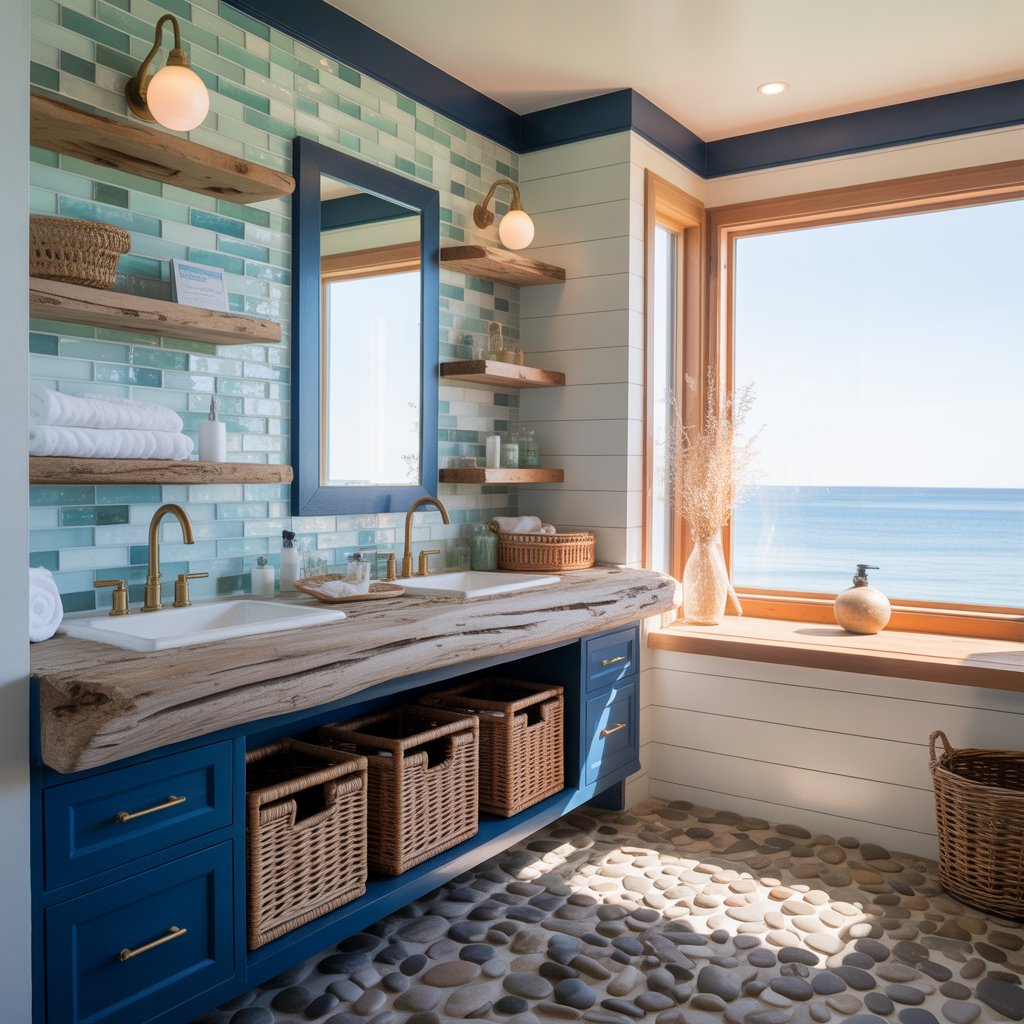 Modern Coastal Bathroom
