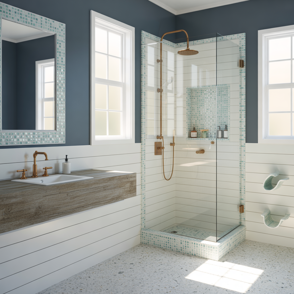 Modern Coastal Bathroom