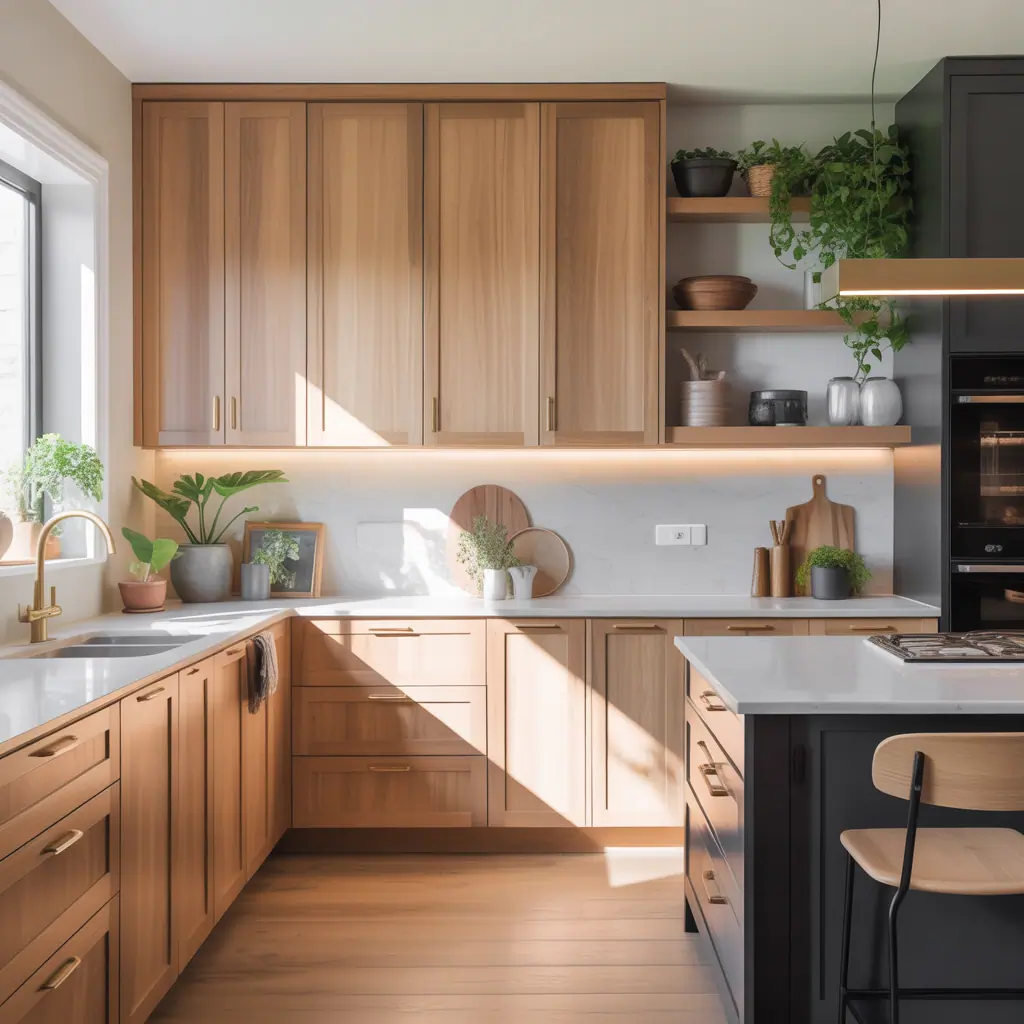 modern oak kitchen cabinet ideas