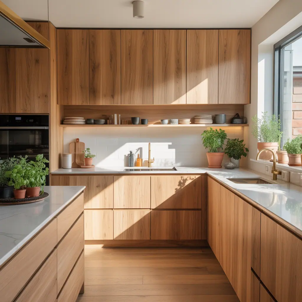 modern oak kitchen cabinet ideas