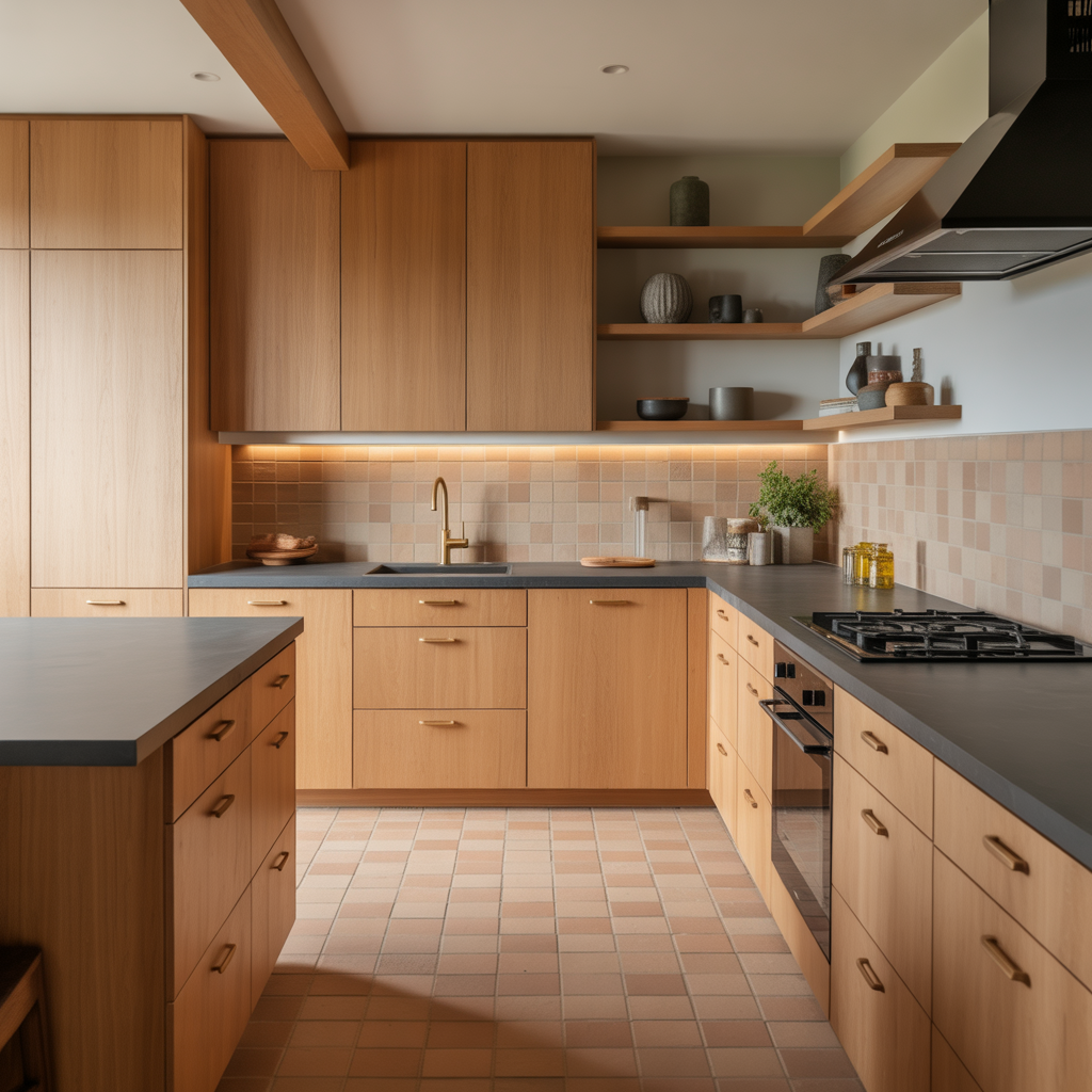 modern oak kitchen cabinet ideas