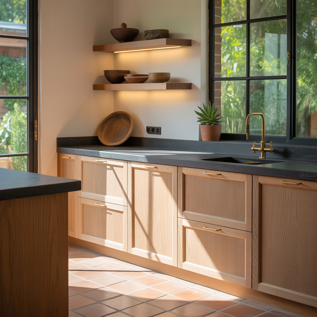 modern oak kitchen cabinet ideas