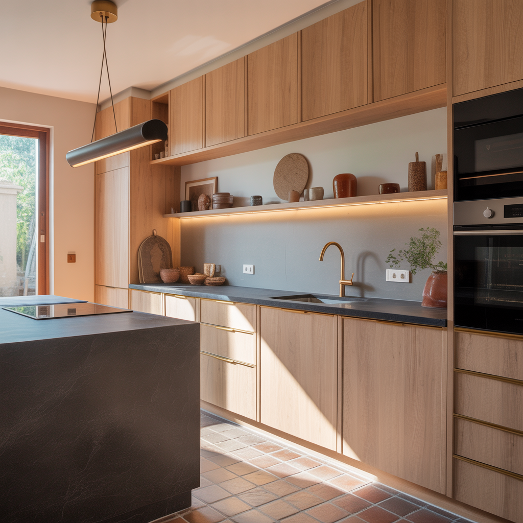 modern oak kitchen cabinet ideas