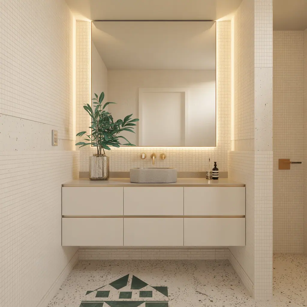 modern powder room ideas