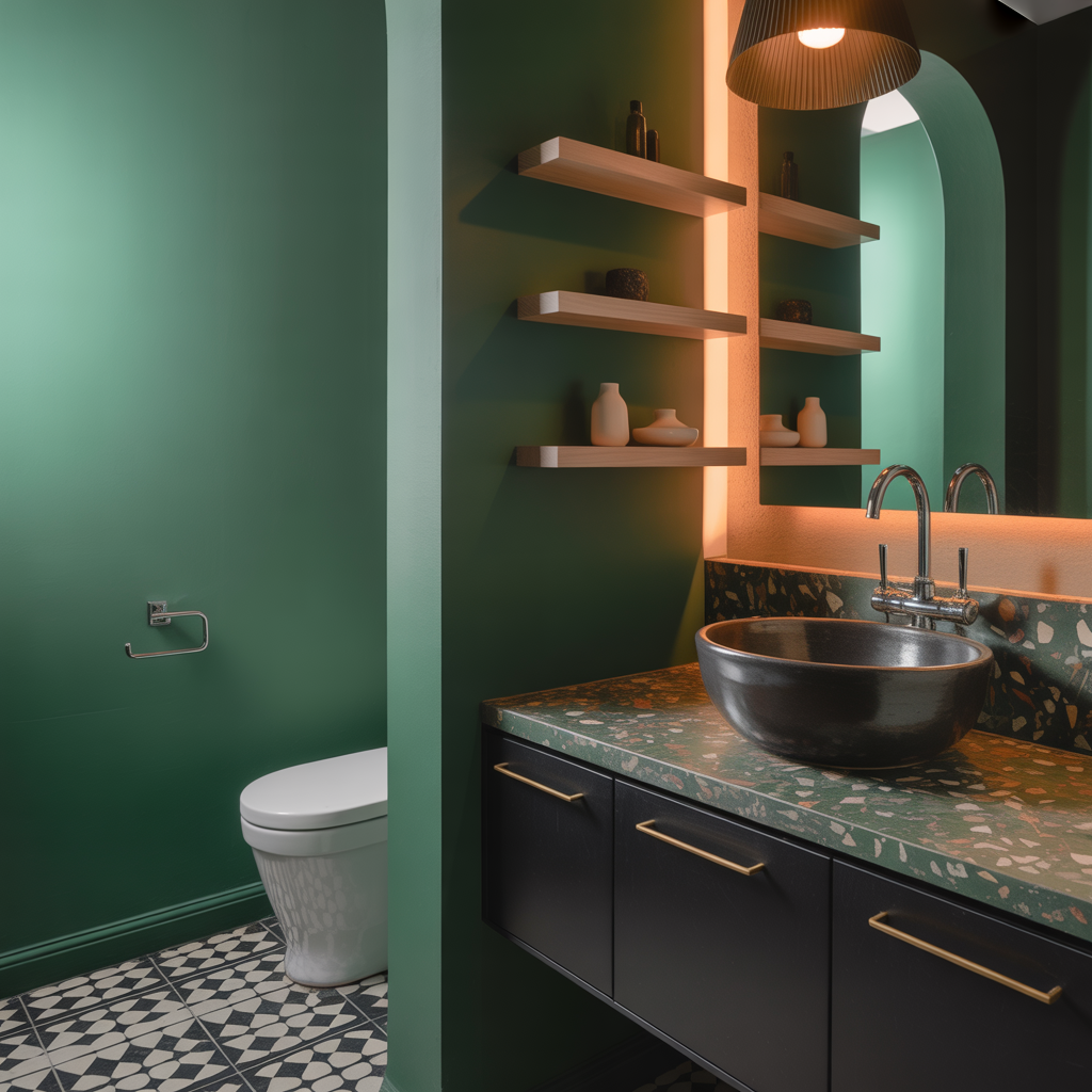 modern powder room ideas