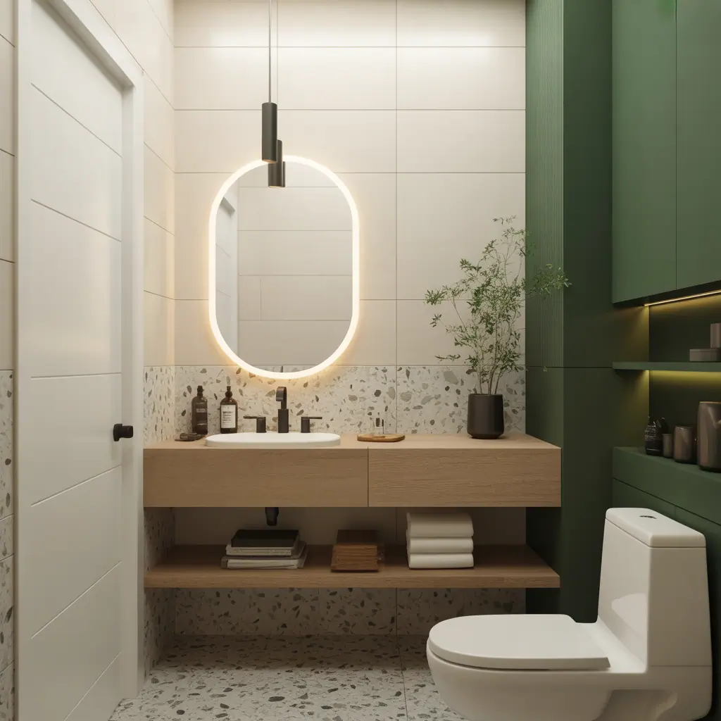 modern powder room ideas