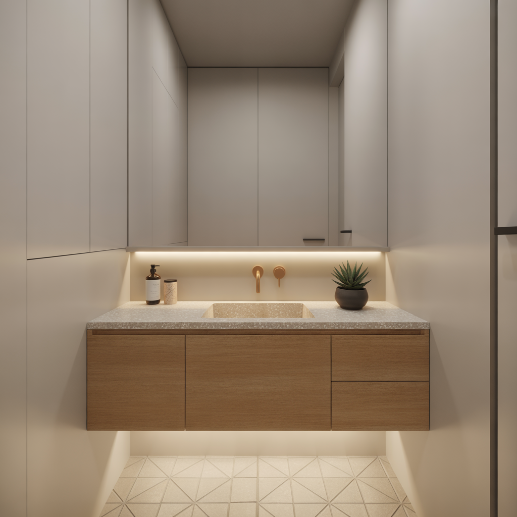 modern powder room ideas