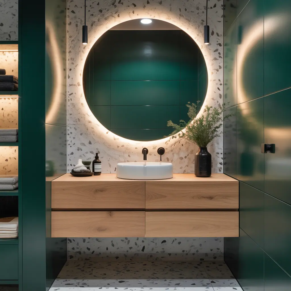 modern powder room ideas