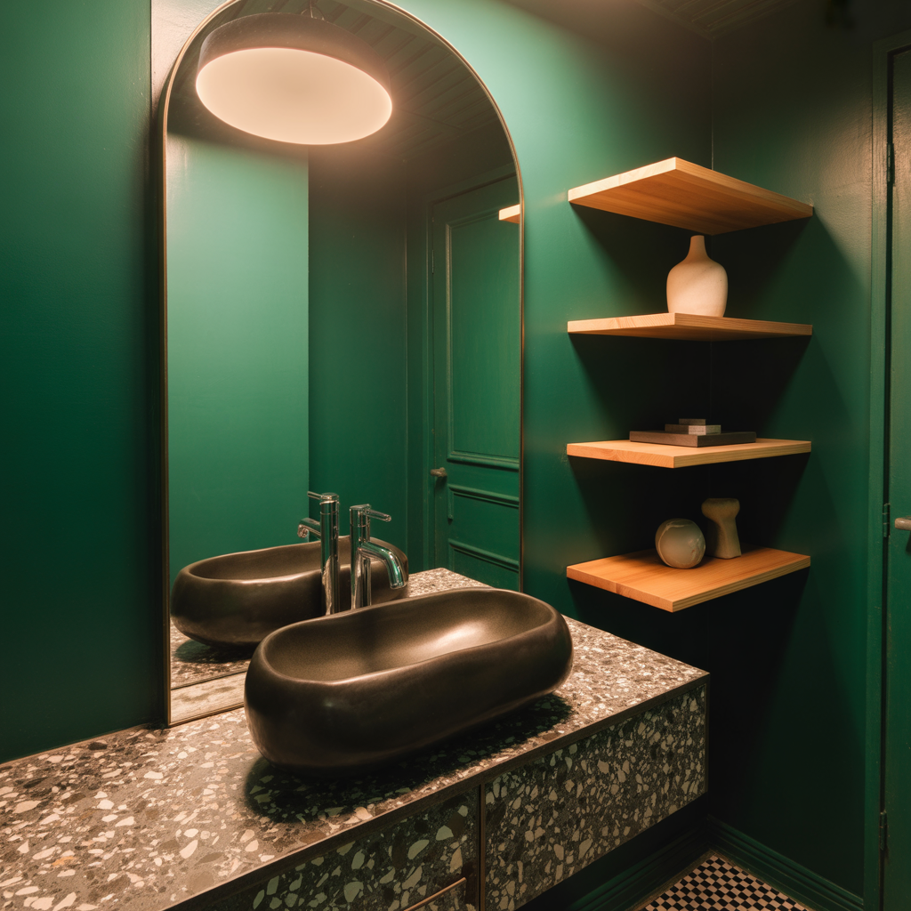 modern powder room ideas