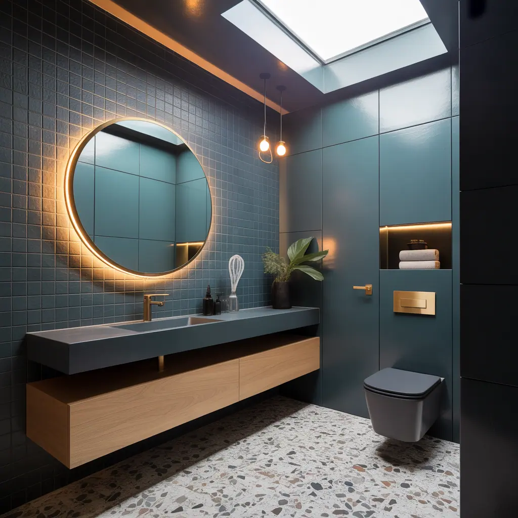 modern powder room ideas