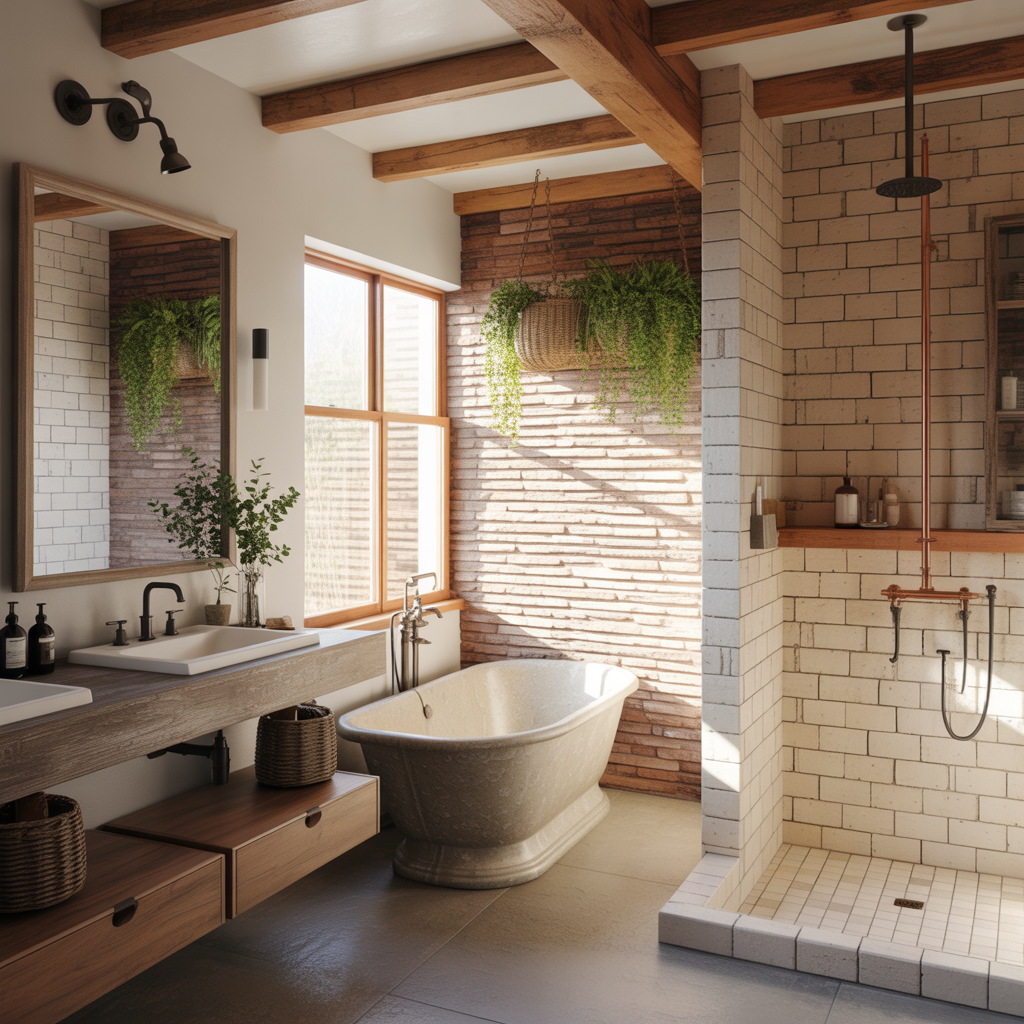 Modern Rustic Bathroom
