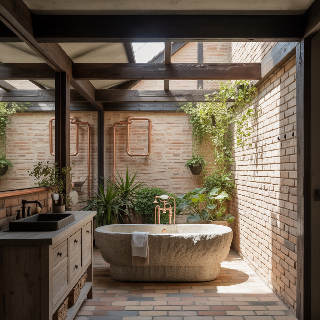 Modern Rustic Bathroom