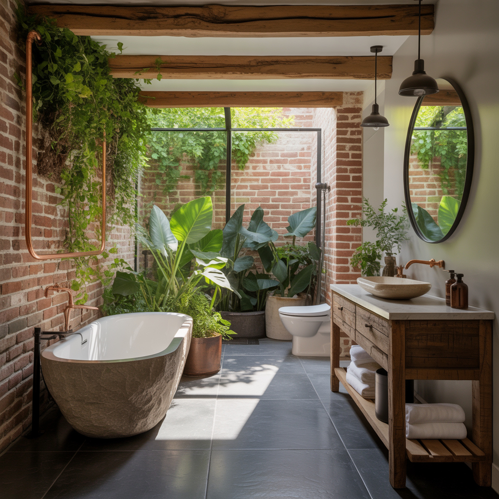 Modern Rustic Bathroom