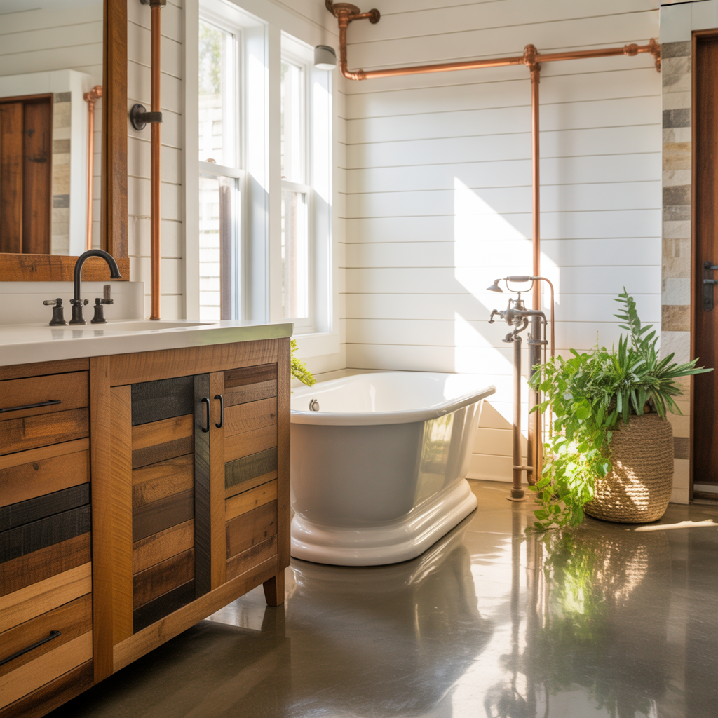 Modern Rustic Bathroom