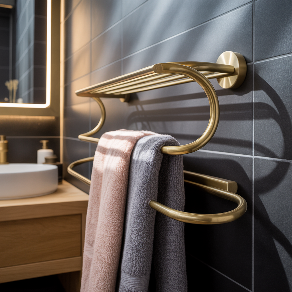 modern towel rack ideas