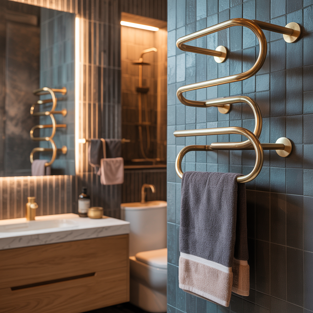 modern towel rack ideas