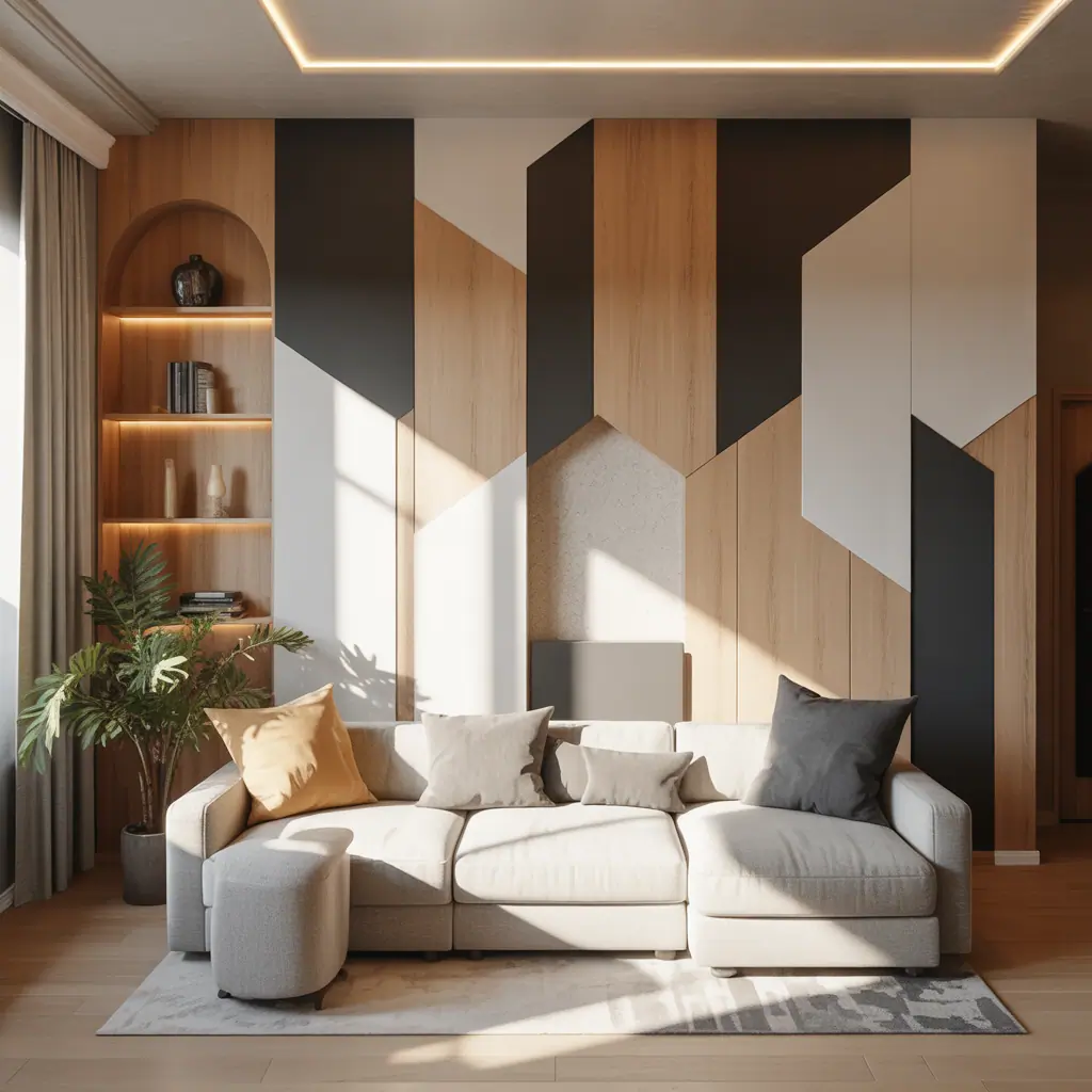 modern wall paneling ideas living room