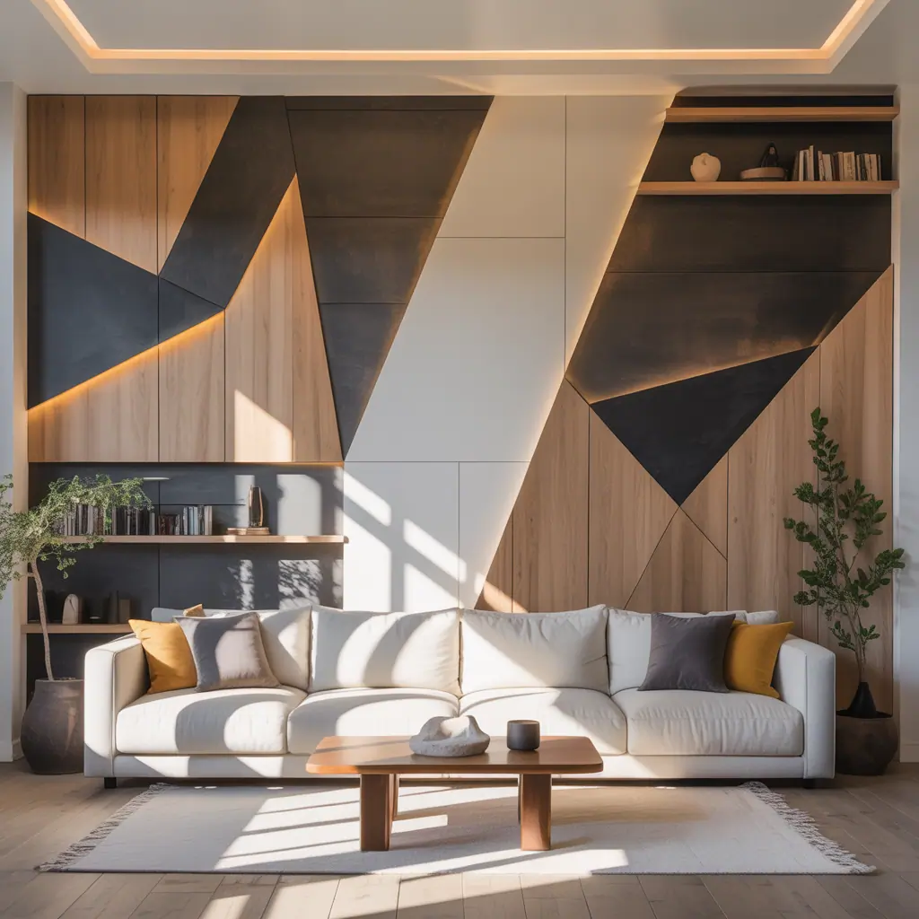 modern wall paneling ideas living room