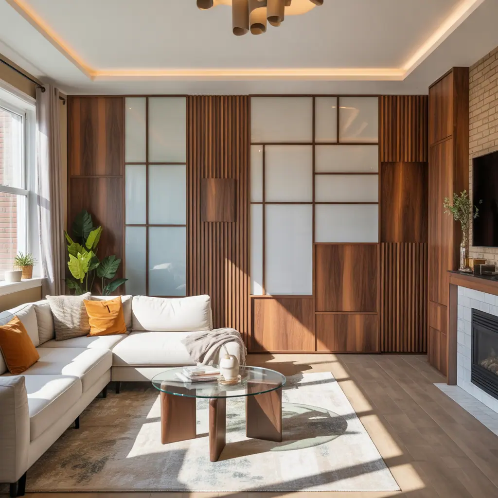 modern wall paneling ideas living room