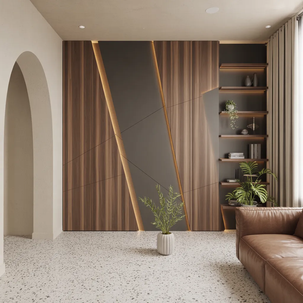 modern wall paneling ideas living room