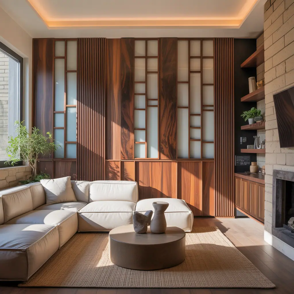 modern wall paneling ideas living room