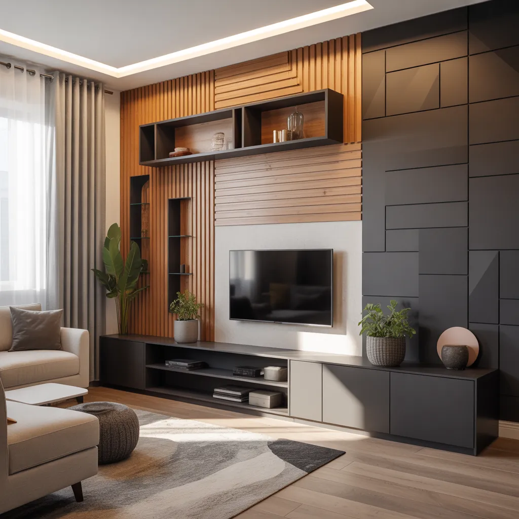 modern wall paneling ideas living room